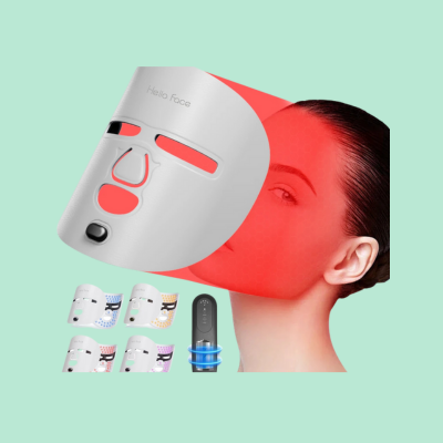 Masque LED Facial Multi-Couleurs – Soin Anti-Âge et Anti-Imperfections